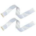 thumbnail image 1 of Unique Bargains FFC Cable 0.5mm Pitch 40 Pin 250mm Flat Ribbon Cable for LCD Screen B Type 2 Pack, 1 of 6