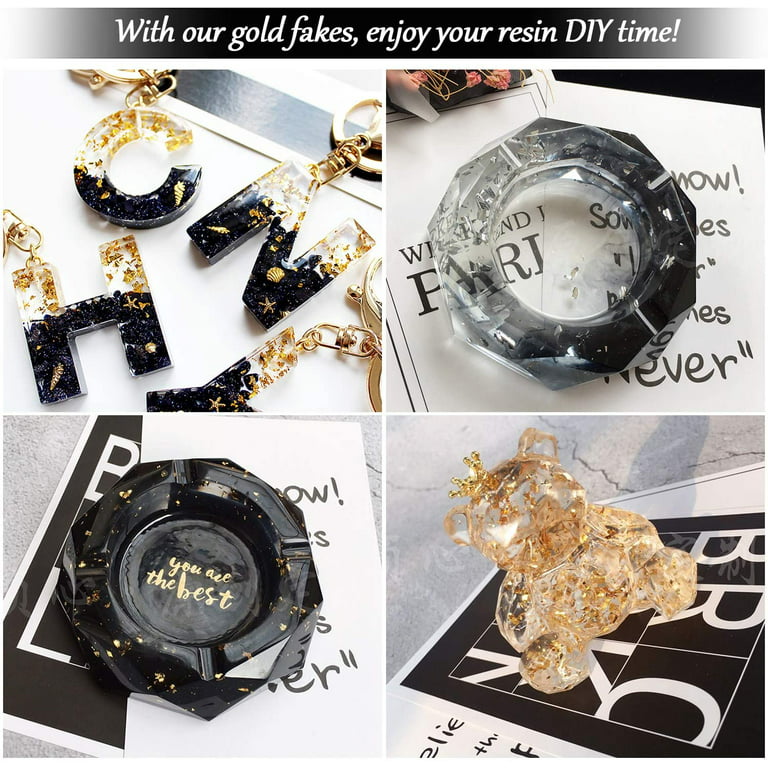  Gold Foil Flakes for Resin, Yibeishu10 Colors Metallic Foil  Flakes,Gilding Flakes for Nails, Crafts (Gold, Silver, Copper, Black,  Green, Blue, Blue Silver, Black Gold, Purple, Peach) : Grocery & Gourmet  Food
