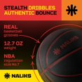 thumbnail image 2 of Balón de baloncesto NALIKS talla 7, silencioso, para interior, espuma Pro, 2 of 9