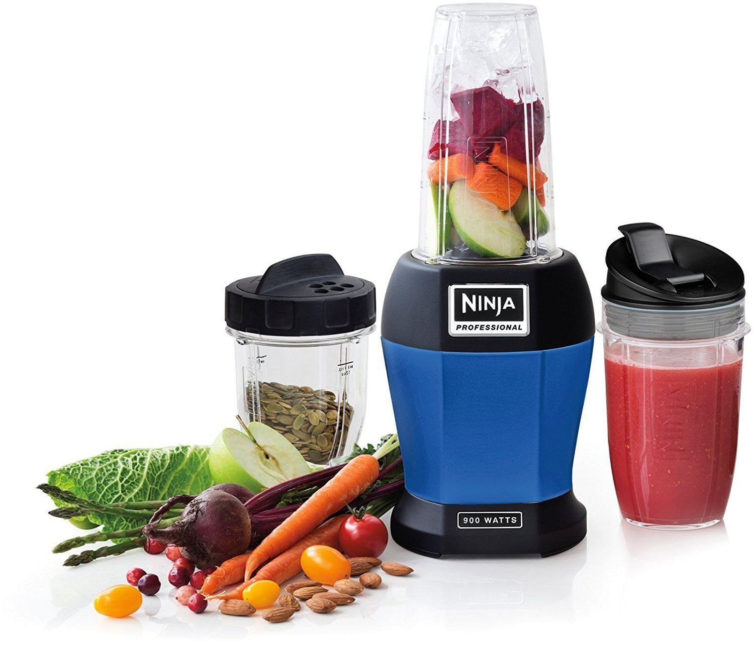 Nutri Ninja Pro Deluxe 900W Blender Nutrient Extractor, Blue (Open Box) 
