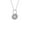925 Sterling Silver, variant on FINE JEWELRY 925 Sterling Silver Round-shape Lab Grown Diamond LOCK Pendant Necklace (1/4 cttw, D-F Color, VS1 Clarity) 18"