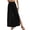 Black, variant on Bsubseach Fashion Women Wide Leg Slit Swim Cover Up Palazzo Beach Pants