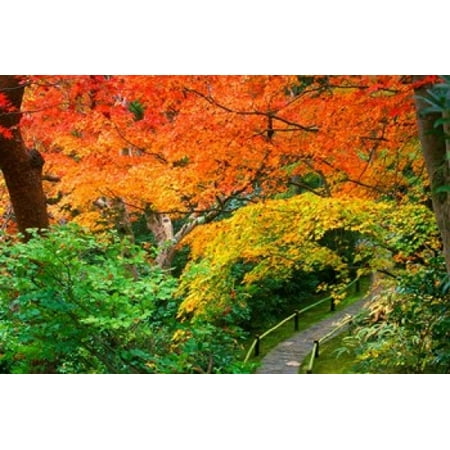 Rob Okochi Sanso Kyoto Japan - Okochi Sanso Kyoto Japan Stretched Canvas - Rob Tilley DanitaDelimont (22 x 15)