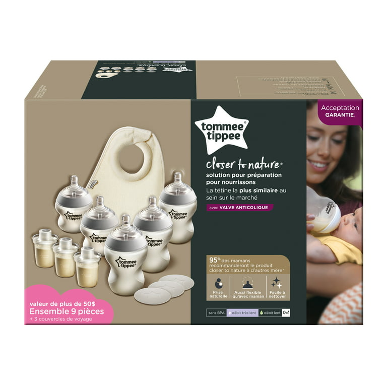 Tommee Tippee Closer to Nature Formula Feeding Solution Baby Bottle Set 