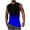 Blue, variant on ZCFZJW Men's Muscle Tank Tops Quick Dry Tie Dye Gradient Print Summer Workout Gym Tanks Casual Sleeveless Beach Holiday Vacation T Shirts Green S