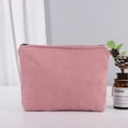 thumbnail image 4 of Makeup Bag Velvet Travel Makeup Bag Cosmetic Bag for Women Large Capacity Corduroy Pouch Zipper Canvas Travel Toiletry Purse Make up Organizer Case Accessories Portable Storage Bag, 4 of 4