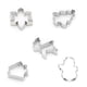 thumbnail image 4 of Ounissouiy Paquete de 5 Galletas de Navidad Molde de Relieve Molde de Galletas de Caramelo Fiesta Pastelería Accesorio de Cocina Arcilla Type2 NO2, 4 of 6