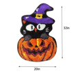 thumbnail image 2 of Clearance! Cute Pumpkin Fall Halloween Bathroom Mat Microfiber Gothic Halloween Bathroom Rug Non Slip Washable Funny Pumpkin Halloween Shower Bathroom Rug Bathroom Deco B, 2 of 4