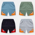 thumbnail image 4 of Nmmacb Toddler Kids Boys Summer Shorts 2-8T Baby Cotton Active Jogger Shorts Cartoon Basketball Quarter Pants Shorts Casual Pants, 4 of 8