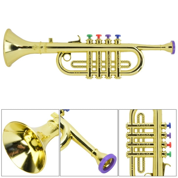 Trompeta De Juguete Educativa Para Niños – Instrumento Musical De ABS Con Teclas Fáciles, Ideal Para Principiantes De 3 A 6 Años