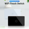 thumbnail image 2 of Aplicación móvil de panel de vidrio con interruptor táctil de pared inteligente WiFi TFixol, 2 of 7