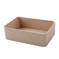 thumbnail image 1 of Rectangular skincare product small box, plastic partition desktop storage box, vertical pattern segmentation and sorting box, 1 of 9