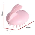 thumbnail image 4 of Masajeador de cuero cabelludo eléctrico impermeable, cepillo vibrador manual para champú con puntas de goma suave., 4 of 5