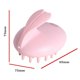 thumbnail image 4 of Masajeador de cuero cabelludo eléctrico impermeable, cepillo vibrador manual para champú con puntas de goma suave., 4 of 5