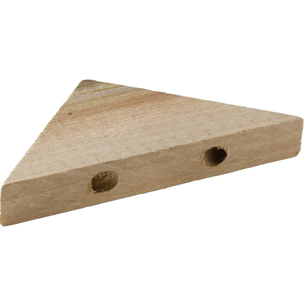 Screw-on wooden corner blocks, 3/4" x 4" x 4" (4 per set) By Rockler