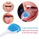 thumbnail image 1 of Cepillo de lengua de silicona Raspador de lengua Aliento fresco Limpieza bucal (Blanco) Likrtyny  cuidado belleza, 1 of 9