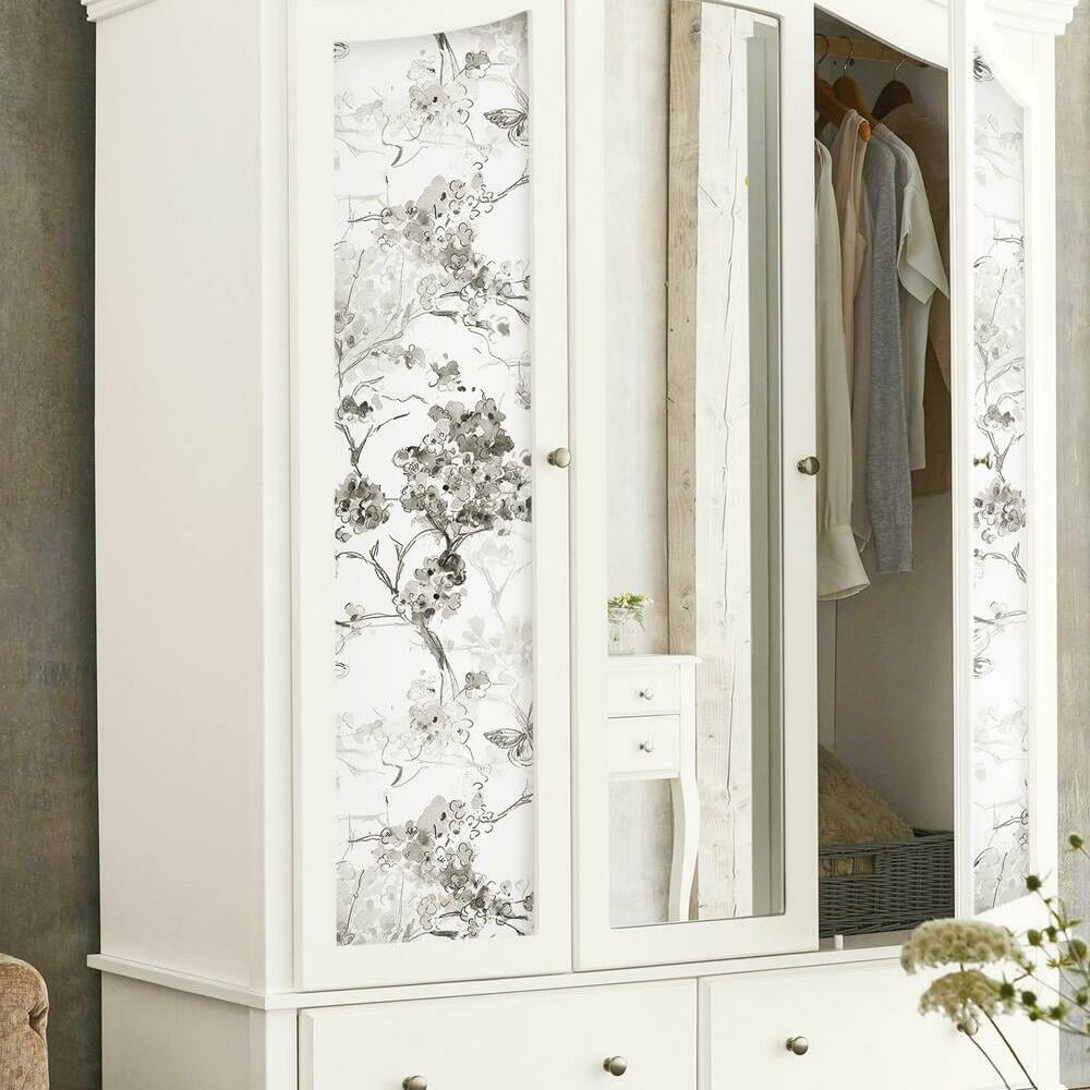 Spring Cherry Blossoms Peel and Stick Wallpaper
