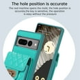 thumbnail image 2 of ELEHOLD for Google Pixel 8 Wallet Case with Card Holder, PU Leather Shockproof Crossbody Case with Metal Snap Adjustable Strap Lanyard Compatible with Google Pixel 8,Green, 2 of 7