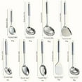 thumbnail image 3 of 9pcs Stainless Steel Cooking Utensils Set, Comfortable Grip Stainless Steel Cooking Utensils, Cookware Sets, Kitchen Accessories, Nonstick & Heat Resistant Kitchen Utensils, Cutlery, Dishwasher Safe,, 3 of 10