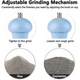 thumbnail image 3 of High Quality Oak Wood Salt And Pepper Grinder Adjustable Coarseness And Refillable, 3 of 5
