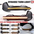thumbnail image 2 of Dynamic Mirror for Volkswagen Tiguan MK2 II R 5N 2017 2018 2019 2020 for VW light Blinker Turn Signal, 2 of 7