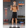 thumbnail image 4 of HOTWAVE Portable Exercise Equipment with 16 Gym Accessories.20 in 1 Push Up Board Fitness,Resistance Bands with Ab Roller Wheel,Home Workout for Men, 4 of 7