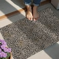 thumbnail image 4 of Black and Tan Leopard Print Door Rugs,Washable Non Slip Door Mats Indoor,Decorative Door Mats,Entry Mat Indoor for Entrance,Bedroom,Kitchen,Bathroom,20"x32", 4 of 6