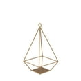 thumbnail image 3 of BalsaCircle 2 Pieces 9.5" Gold Geometric Hanging Candle Holders Party Reception Centerpieces, 3 of 6