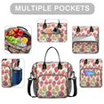 thumbnail image 2 of OBREWU Strawberry Plants Fruit Womens Lunch Box for Work,Insulated Large Strawberry Plants Fruit Lunch Bag for Women,Loncheras Para Mujer,Leakproof Adult Lunch Bag for Work,Beach,Travel,Picnic,Camping, 2 of 7