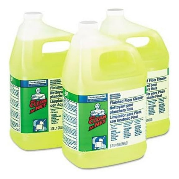 02621CT Finished Floor Cleaner, Lemon Scent, One Gallon Bottle (Case of 3)