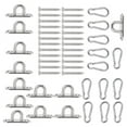 thumbnail image 4 of Boucle Pivotante en Acier Inoxydable Crochet Hamac Suspendu Chaise Panier Pad Oeil Plaques Raccords, 4 of 14