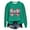 Green, variant on Baseball Shirts for Women Baseball Bow Graphic T-Shirt Softball Mom Sweatshirts Game Day Gifts Casual Long Sleeve Pullover Tops