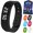A, variant on Vibrating Alarm Wristband Clock, Mens Bracelet Smart Digital Watch for Heavy Sleepers, Waterproof Effective Onyx Couples Travel Silent Alarm Wake up Wrist Bracelets for Men & Women(A,Side-Button)