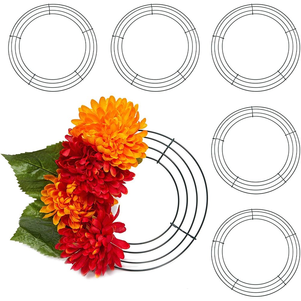 round wire wreath frames