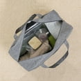 thumbnail image 4 of Large Capacity Fashion Travel Bag For Unisex Weekend Solid Color Handbag Wet And Dry Separation Travel Carry On Bags Grey L, 4 of 6