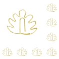 thumbnail image 2 of Turtle Paper Clips, 10Pcs Turtle Note Shaped Paper Clips, Decoration Clip, Cute Metal Bookmark Clips, Creative Office Document Organizer Clips for Office Documents Bookmarking Invitations, Gold, 2 of 5