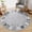 Grey, variant on Washable Alphabet ABC Round Rug 3.14ft, Kids Astronaut Space Circle Carpet, Soft Non-Slip Educational Area Rug for Classroom, Playroom & Kids Room Decor, Blue