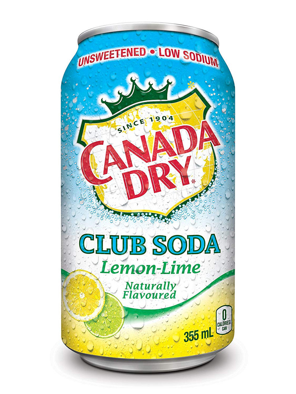 Canada Dry Club Soda Lemon Lime, 355 mL cans, 12ct, (Imported from Canada) - image 3 of 3