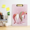 thumbnail image 6 of FMSHPON Cute Christmas Unicorn Clipboard Hardboard Wood Nursing Clip Board and Pull for Standard A4 Letter 13x9 inches, 6 of 8