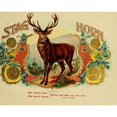 thumbnail image 3 of Vintage Apple Collection 18x15 Black Modern Framed Museum Art Print Titled - Stag Cig, 3 of 5