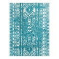 thumbnail image 3 of Unique Loom Lennon Collection Area Rug - Zal (9' x 12' Rectangle Turquoise/Ivory), 3 of 12