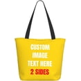 thumbnail image 1 of Custom Tote Bag With Logo Photo, Custom Bag, Personalized Shopping Bags Reusable Grocery Bags Bulk For Work Travel Gifts, 1 of 8