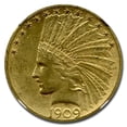 thumbnail image 2 of 1909 $10 Indian Gold Eagle MS-61 NGC, 2 of 3