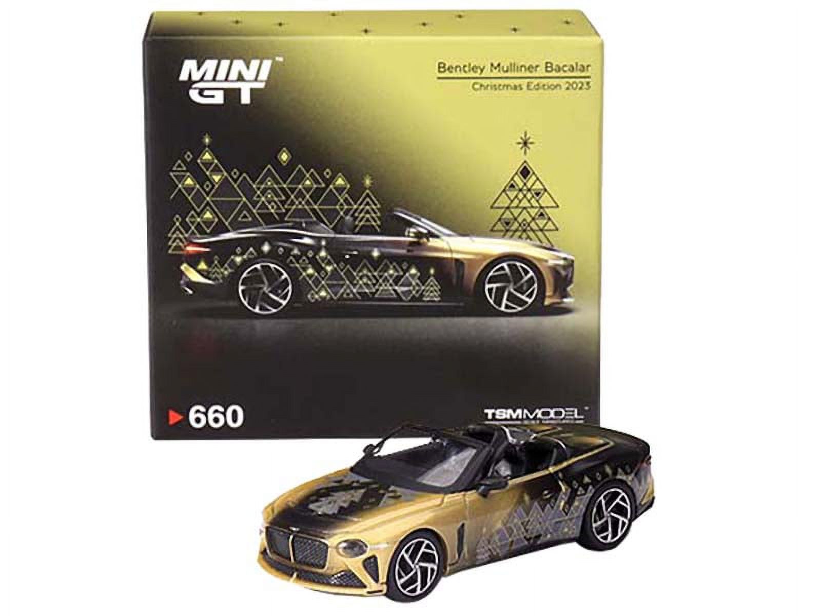 MINI GT 1/64 - BENTLEY Mulliner Bacalar - Christmas Limited