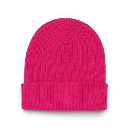 Wonder Nation Ribbed Knit Beanie Hat, One Size