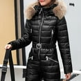 thumbnail image 5 of DUMUIELD Women's Ski Suit One Piece Jumpsuits Waterproof Snowsuits Winter Snow Snowboarding Suits Faux Fur Collar Puffy Coat Jumpsuit, 5 of 6