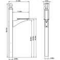 thumbnail image 3 of Architectural Mailboxes Landover 4x4 Slip Over Aluminum, Mailbox Post in Venetian Bronze, 3 of 10
