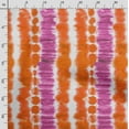 thumbnail image 3 of Soimoi Tie Dye Print, Velvet Fabric, Decor Sewing Fabric by The Yard 54 Inch Wide,Decorative Fabric for Upholstery and Home Accents, Orange, 3 of 5