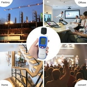 Sound Level Meter, Portable Digital Decibel Meter Audio Noise Measurement 30-130dBA, MA, Decibel Monitoring Tester,Sound Decibel Meter Reader
