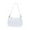 White, variant on JeashCHAT Leather Shoulder Bags for Women, Cute Tote Handbag Mini Purse with Zipper Closure, Solid Color Retro Under the Arm Purses for Work Dating Party, White